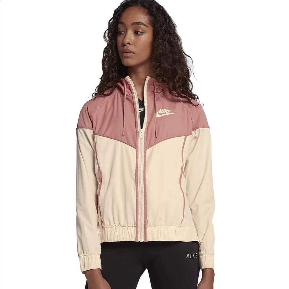 Nike blush pink windbreaker